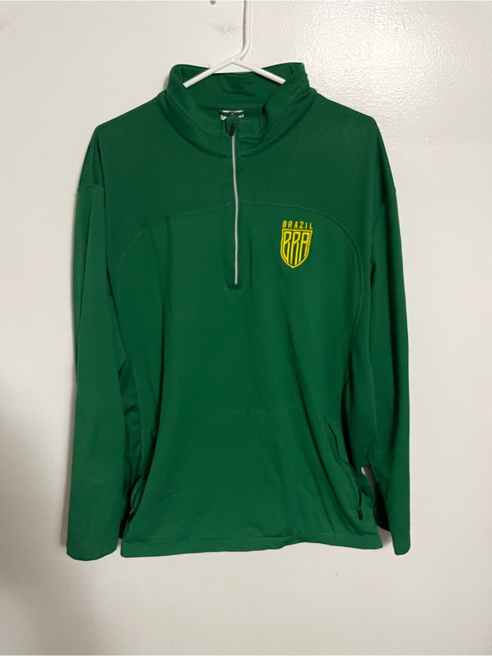 Levelwear Brazil Half Zip-Up Sweater